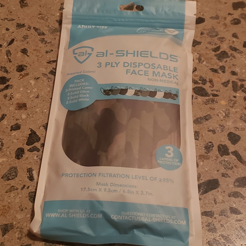 3 ply disposable face mask